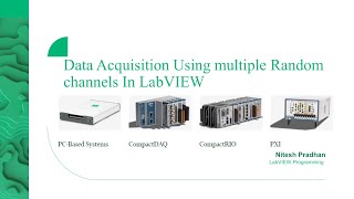 Data Acquisition Using multiple Random channels In LabVIEW #DAQ #labview | Nitesh Pradhan