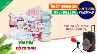 Thu âm shop bỉn sữa đồ sơ sinh Bống Baby MC đọc cực hay