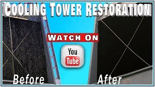 Polyurea Cooling Tower Leak Repair: Total Rehab Marley Crossflow