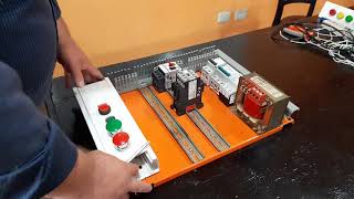 practica cableado circuito de mando motor monofasico con interruptor