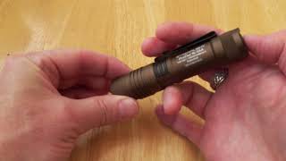 Streamlight TEN TAP progamable function explained.