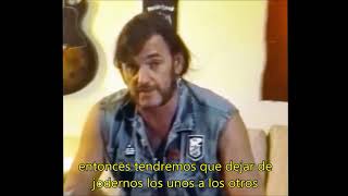 Lemmy de Motörhead le responde a un fan negro (Subtitulado)