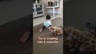 #Baby try to crawling#cute#funnyshorts#shortsfeed#milestones