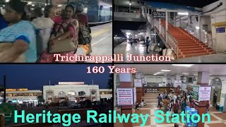 160 Years old Tiruchirappalli Junction Food Court Aavin Parlour Trip Locos