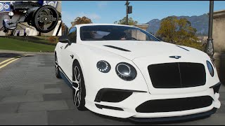 2017  BENTLEY  CONTINENTAL  Sports Drive  Forza Horizon 4 Gameplay Thrustmaster SteeringWheel