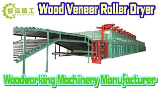 Plywood Roller Type Core Veneer Drying Machine Hummingbird machinery