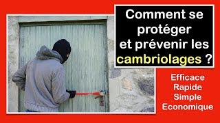 Objectifs de l'atelier en ligne STOP cambriolages