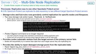 IBM Spectrum Protect 8.1.13 Multi Server Node Replication CLI - Demo