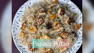 झटपट कुकर में बनाए मटर पनीर पुलाव जो किसी बिरयानी से कम नहीं /Instant Matar Paneer pulav/Easy Pulao