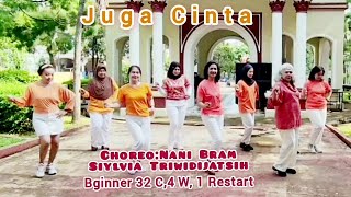 Juga Cinta - Line Dance, Choreo: Nani Bram, Sylvia Triwidijatsih, Demo:Napoleon Line Dance