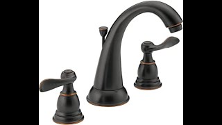 Review Delta Faucet Windemere Widespread Bathroom Faucet Oil Rubbed Bronze 2021