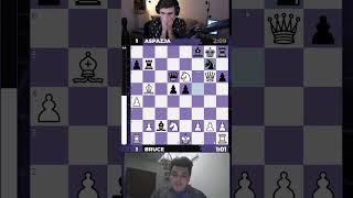 ASPAZJA VS BRUSIK | SZACHOWY TURNIEJ STREAMERÓW #szachy #chess #shoty #twitch