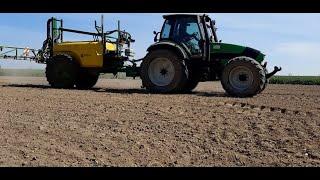 ☆Pustynne lanie RSM-U pod qq☆DEUTZ FAHR AGROTRON 165 & UNIA PILMET 2521 plus