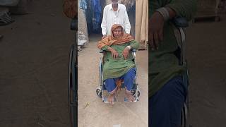 Donate wheel chair for disabled women in village side #villagelife #villagereach #sociallyactive