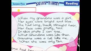 Level 3 - Unit 12 - Part E (Reading) - My Grandma