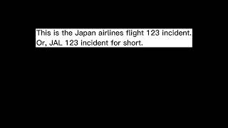 Japan Airlines 123 Retribution