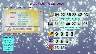 [LIVE] PCSO 9:00 PM DRAW - NOVEMBER 06, 2024 LOTTO RESULTS