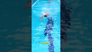 This swimmer glides in water!