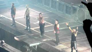 Rammstein - Till says thank you in Hungarian (Budapest 2011)