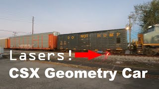 Measuring the Track with Lasers - Autonomous Geometry Car on CSX Freight