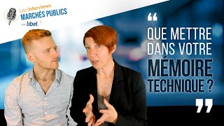 Marchés Publics : comment rédiger son Mémoire Technique ?