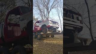 Just a quick unload with the skidsteer #foryou #shortsfeed #dodge