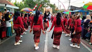 Keren Kebaya Merah Dari Dusun Jatiko'ong | Karnaval Desa Jatiroto