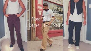 How to Style Flare Trousers - Mens Styling 2020