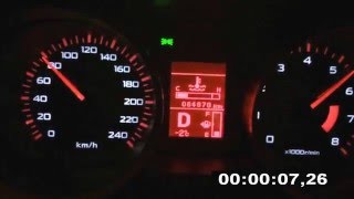 Mitsubishi Lancer 10 1.8 CVT 143 л.с разгон до 100 км/ч (быстрее чем заявлено производителем)