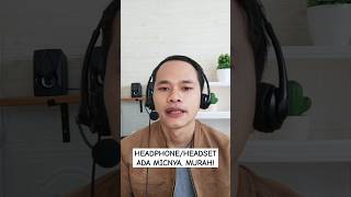 Headphone headset plus mic murah #alatngonten #headsetmurah #headphone