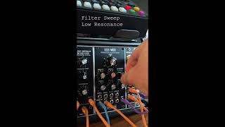 Eurorack Shorts Demo  - AJH Minimod Transistor VCF