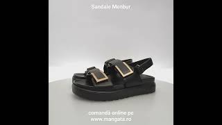 Sandale Menbur Negre Casual de Vara