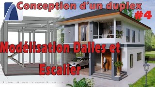 DALLES ET ESCALIER CONCEPTION D'UN DUPLEX #4