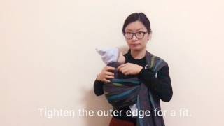 Vlokup Ring sling - How to use a ring sling? Hip carry