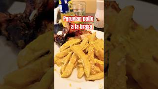 Pollo a la brasa is a must in Peru #adventure #travel #shorts #food #morelife