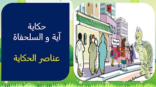 حكاية آية و السلحفاة  : عناصر الحكاية