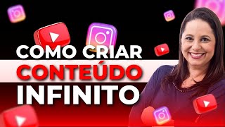 Como criar conteúdo infinito para vídeos com essa técnica | Camila Augusto