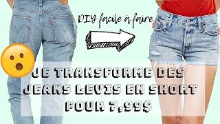 DIY : Comment Transformer Ton Vieux Jean En Short Stylé / How To Make Old Jean Into Short