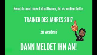 Werde "taktikr Trainer des Jahres" 2017!