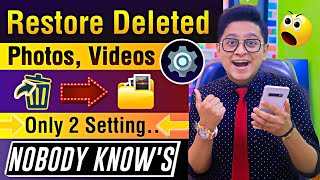 How To Recover Deleted Photo Video On Android Phone | Delete Photo Ko Wapas Kaise Laye Tutorial Tip