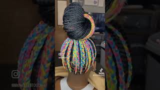 Would u rock this? #hairstyles#braids#hair#blackhair