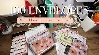 ✨HOW TO MAKE A 100 ENVELOPE CHALLENGE BOX/CASH ENVELOPES✨ EASY WAY!!!! | TyBudgets 💸