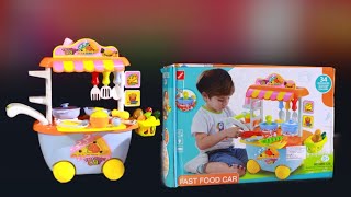 Fast Food Car - Unboxing and Test Peephole View Toys