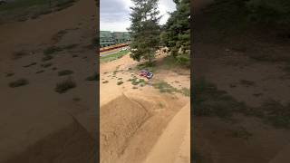 RC Car on Ruby Hill dirt jumps part 2 #rc #rccar #dirtjumps #rubyhill #Denver #remotecontrol #jumps