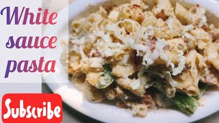 white sauce pasta recipe| without oregano easy pasta recipe|resani cooking show 😘#whitepastasauce