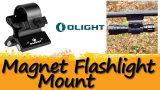 Présentation d'un accessoire de montage magnétique de chez Olight : le X-WM02