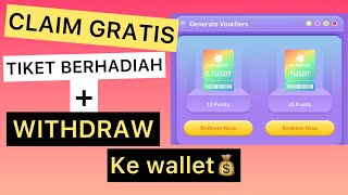 AIRDROP TERBARU CRYPTO GRATIS DOGE, TRX, XRP TOKEN LUCKYHASH LOTTERY