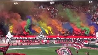 Nürnberger Pyroshow gegen Düsseldorf (1.FC Nürnberg - Fortuna Düsseldorf 30.08.15)