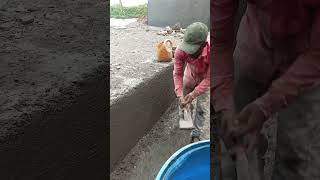 Cement plaster method #shorts #cementplaster #youtubeshorts #trending #trendingshort