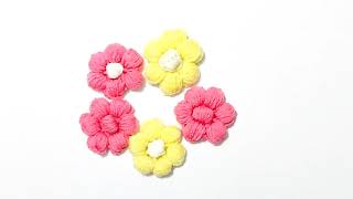 #Crochet# puff# flowers #Sakinart#crochet